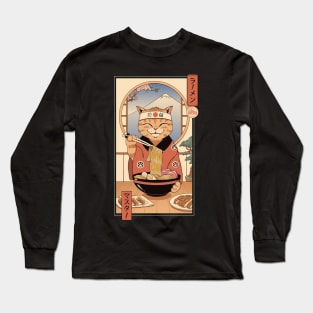 Ramen Meowster Long Sleeve T-Shirt